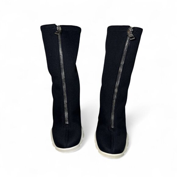 Alexander McQueen Neoprene Zip Booties 37.5 EU NWT - Picture 10 of 11